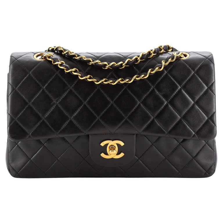 Chanel Boy Flap Bag Shearling with Leather Old Medium