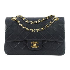 Chanel Vintage Classic Double Flap Bag Quilted Lambskin Small Chanel Vintage Classic Double Flap Bag Quilted Lambskin Small