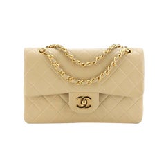 Chanel  Vintage Classic Double Flap Bag Quilted Lambskin Small