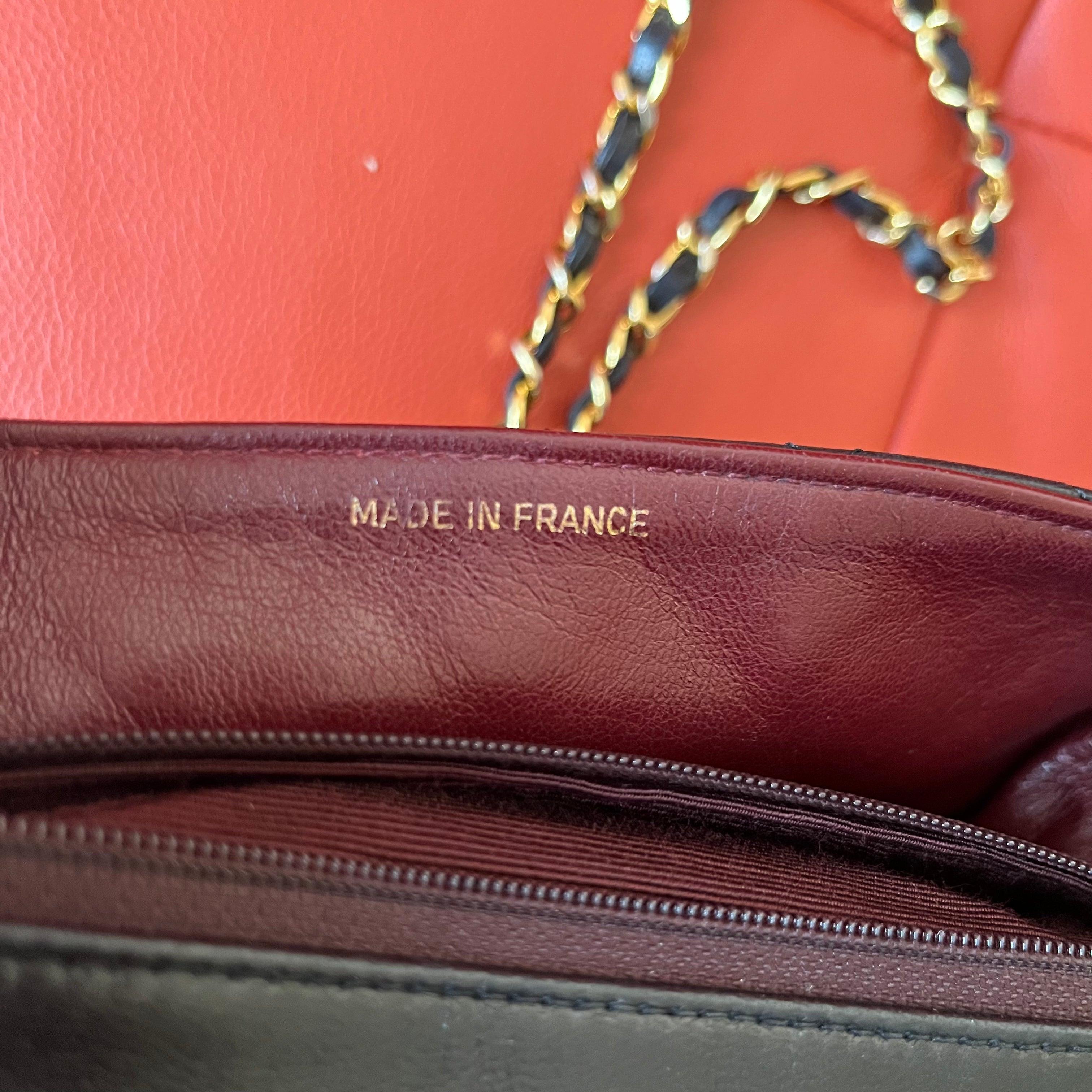 Chanel Vintage Classic Flap Mini Schwarzes Lammleder 24k Gold HW, 1989-1991 11