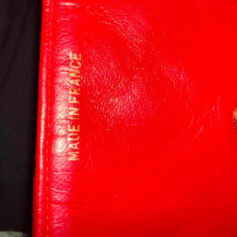 Chanel Vintage Classic Flap Mini Square Red Lambskin 24k Gold HW, 1989-1991 For Sale 15