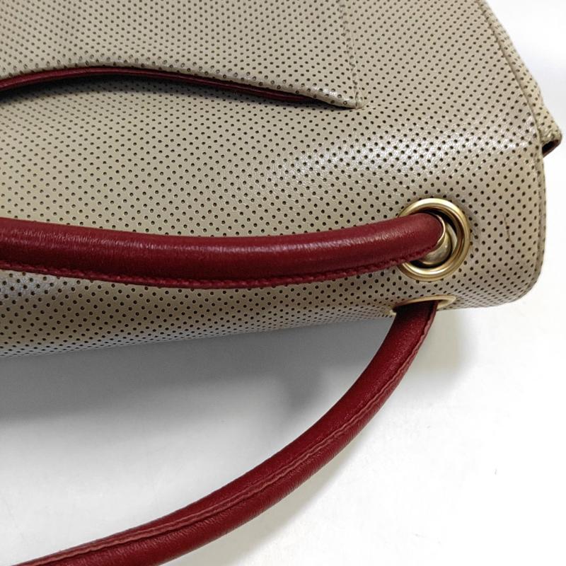 Chanel Vintage Classic Flap Perforated Leather and Leather Strap Bag, 2000-2002 5