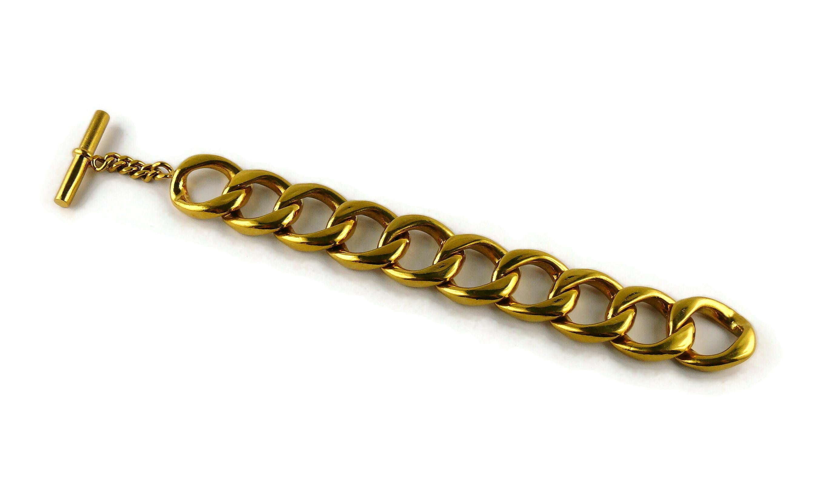 chanel gold link bracelet