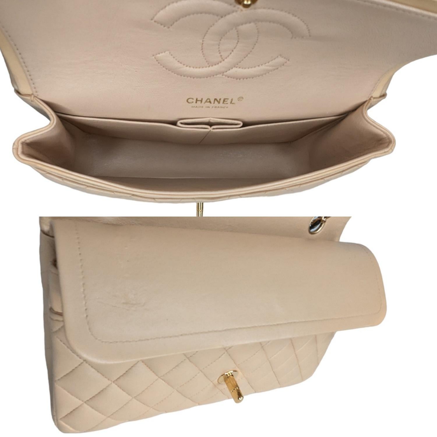 Chanel Vintage Classic Quilted Lambskin Medium Double Flap 3