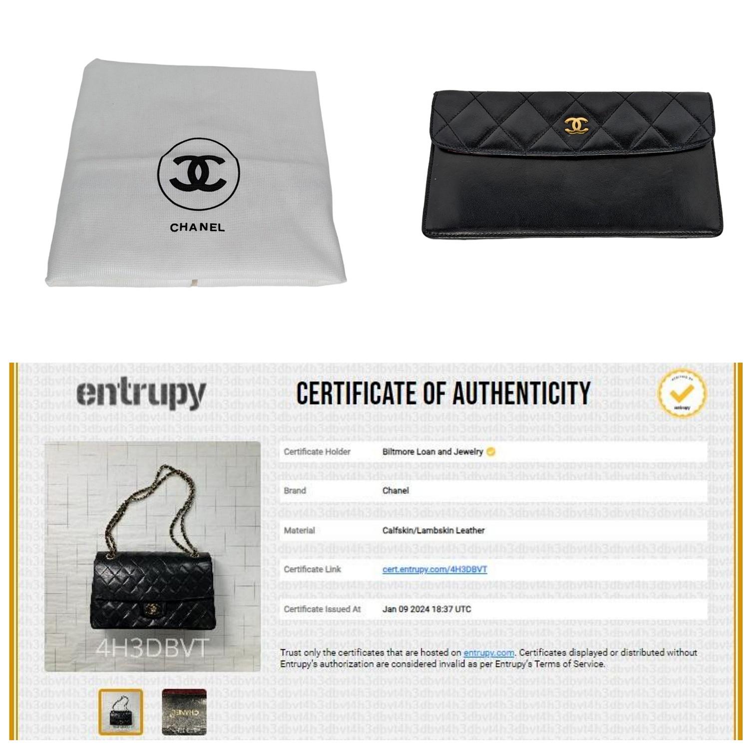 Chanel Vintage Classic Quilted Lambskin Medium Single Flap with Wallet For Sale 6