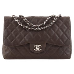 Chanel Vintage Classic Single Flap Bag Quilted Caviar Jumbo Chanel Vintage Classic Single Flap Bag Quilted Caviar Jumbo