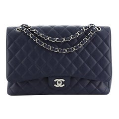 Chanel Vintage Classic Single Flap Bag Quilted Caviar Maxi Chanel Vintage Classic Single Flap Bag Quilted Caviar Maxi