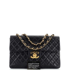 Chanel Vintage Classic Single Flap Bag Quilted Lambskin Maxi