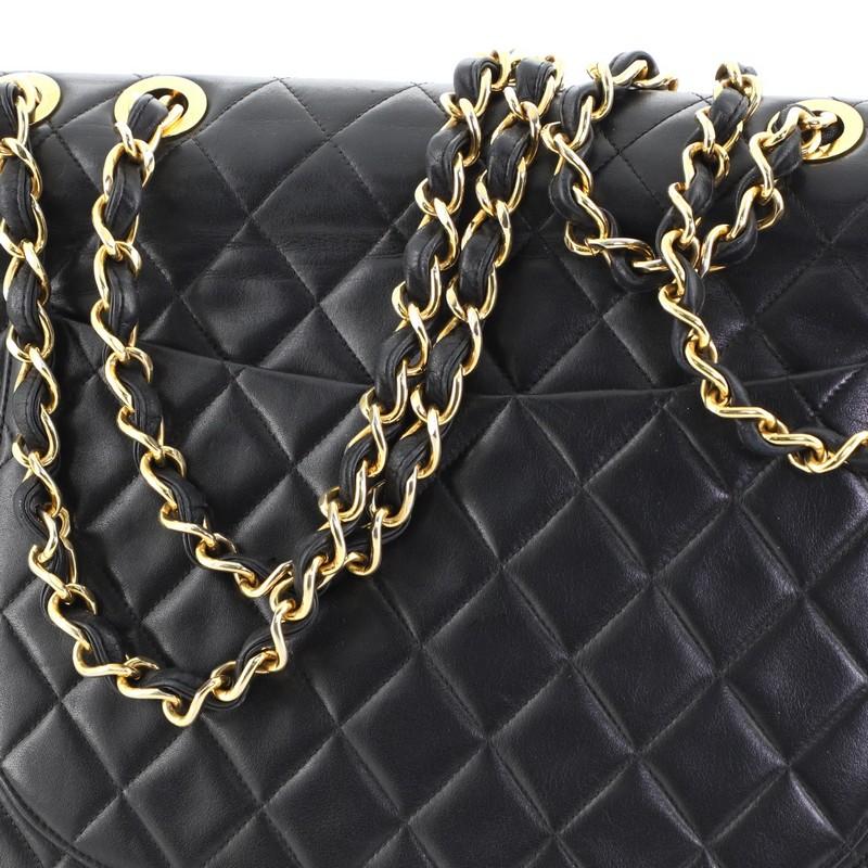 Chanel Vintage Classic Single Flap Bag Quilted Lambskin Maxi 3