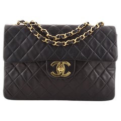 Chanel Vintage Classic Single Flap Bag Quilted Lambskin Maxi