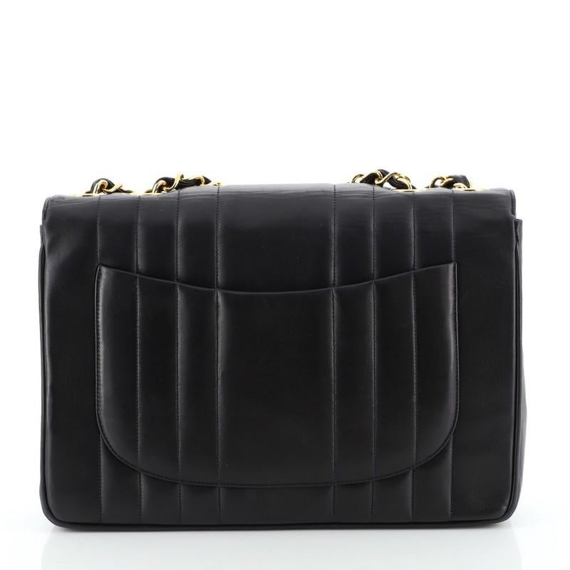 chanel vintage vertical flap