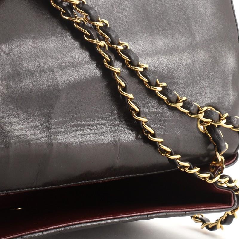 Chanel Vintage CC Chain Flap Bag Vertical Quilt Lambskin Medium 1