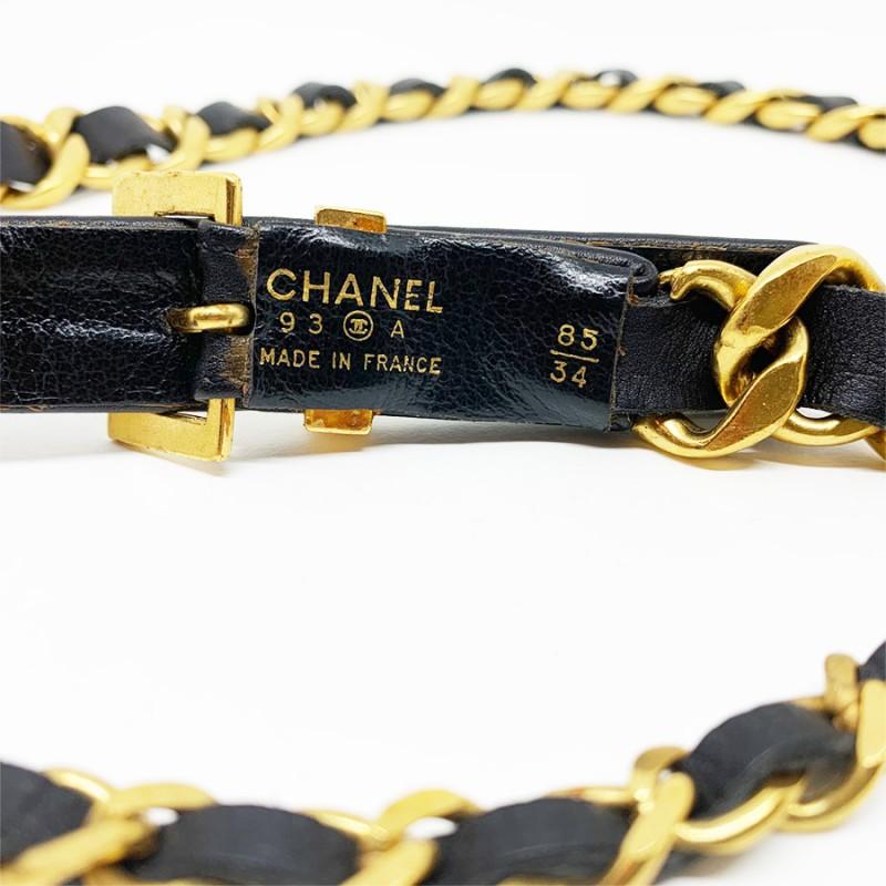 vintage chanel chain belt