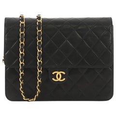 chanel vintage clutch with chain Chanel Vintage Clutch with Chain Quilted Leather Small