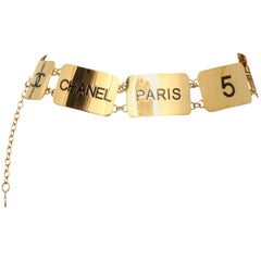 Chanel Vintage COCO Plate Belt