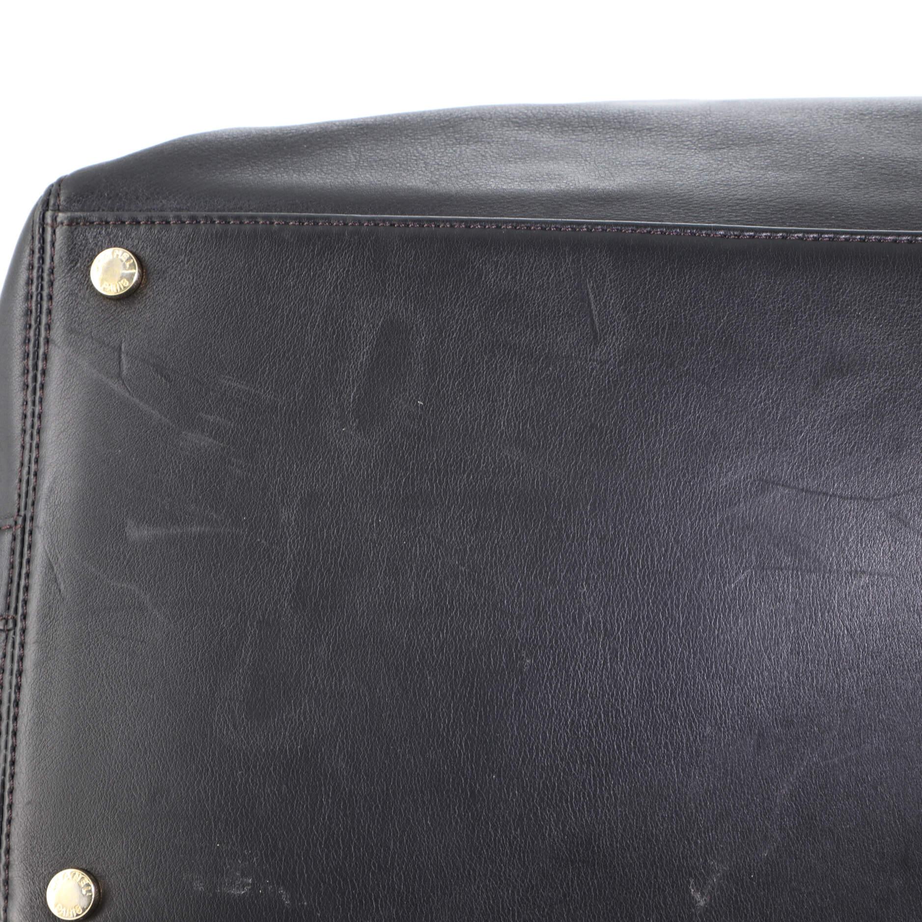 Women's or Men's Chanel Vintage Convertible Weekender Bag Leather Large