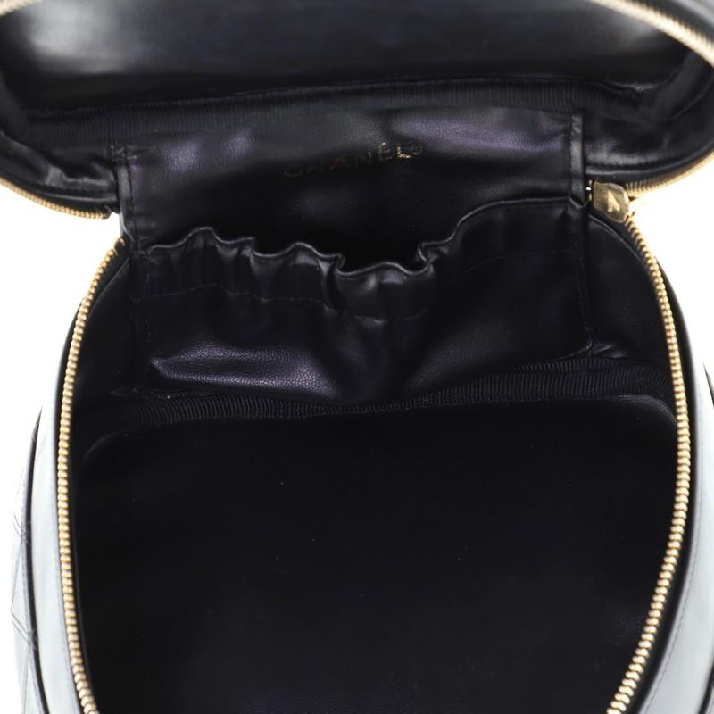 Chanel Vintage Cosmetic Case Lambskin In Good Condition In NY, NY