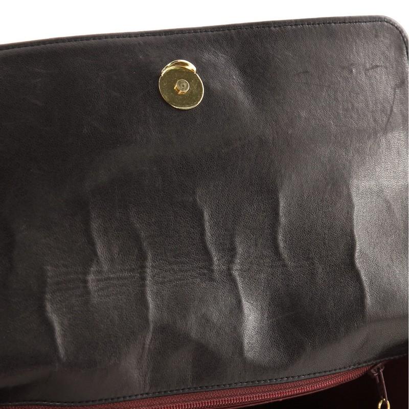 Women's or Men's Chanel Vintage Covered CC Flap Bag Quilted Lambskin Medium