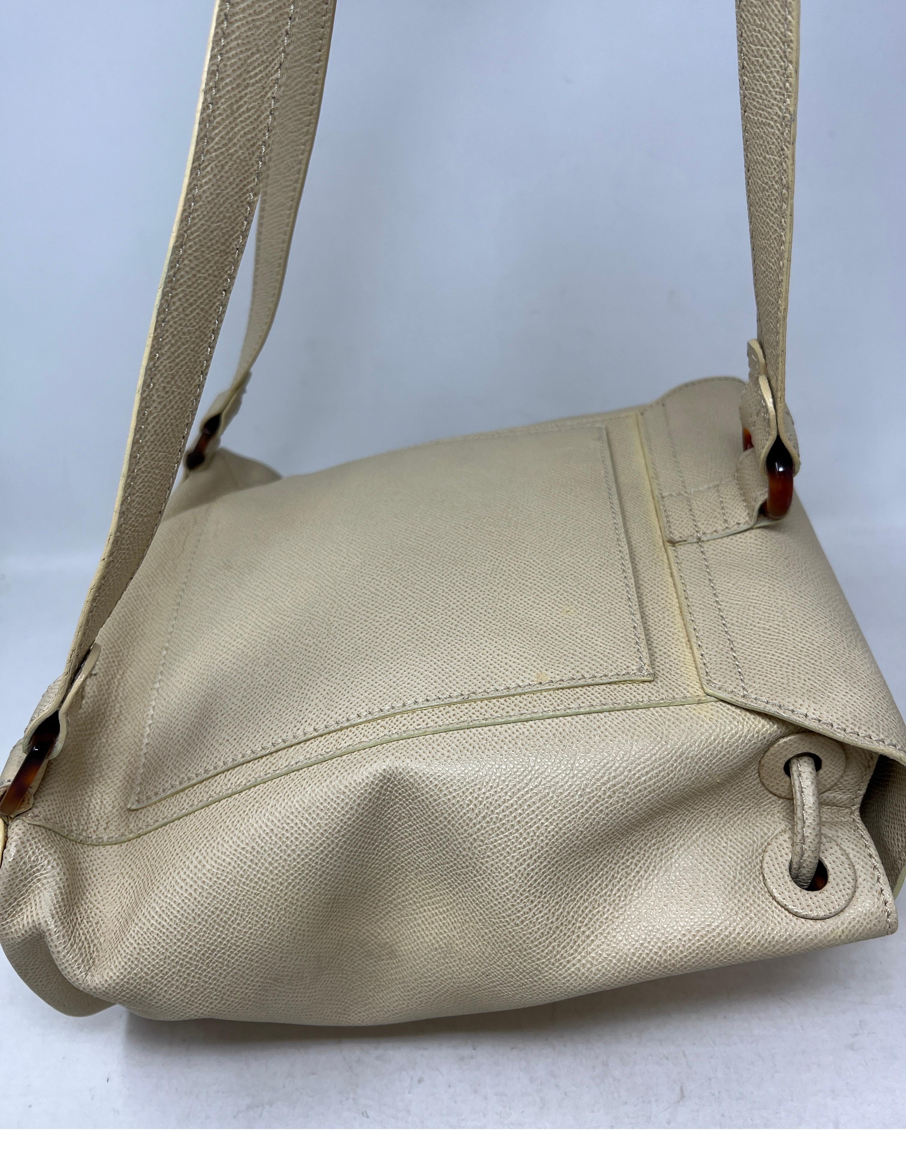 Chanel Vintage Cream Backpack 6