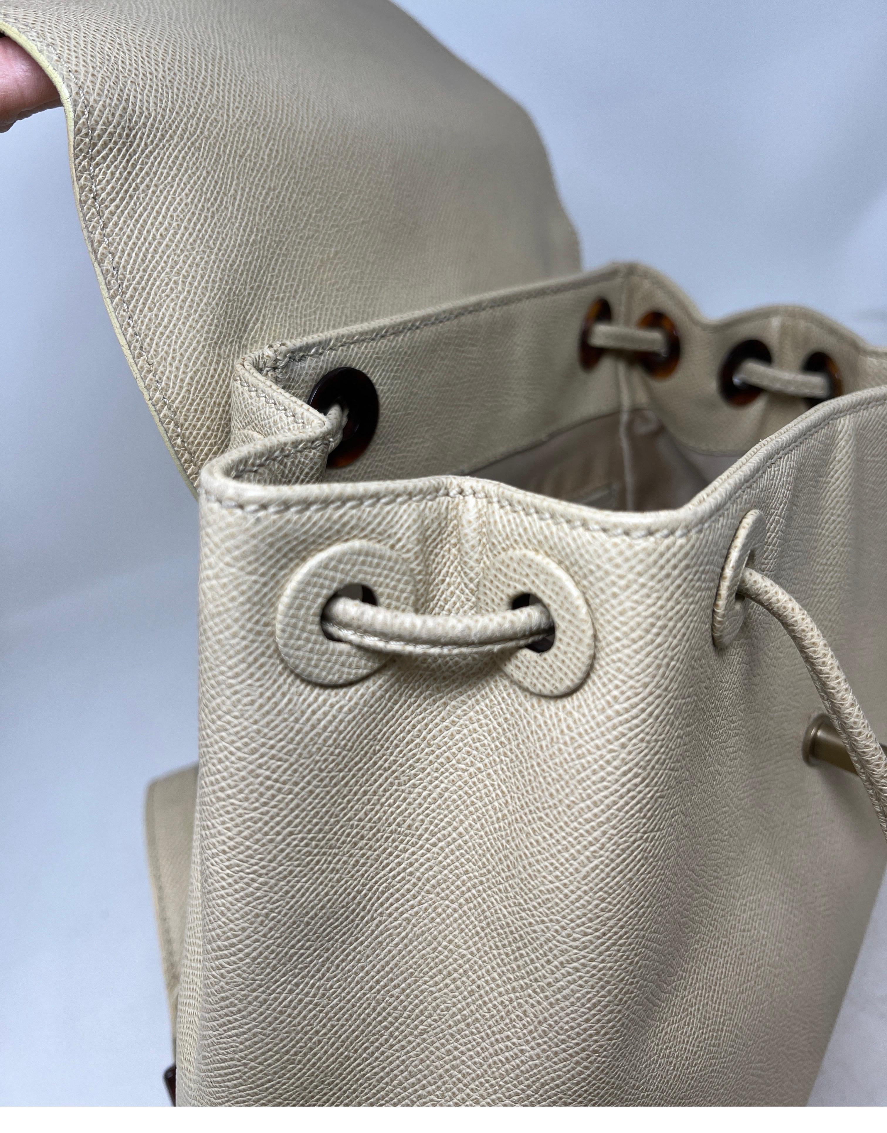 Chanel Vintage Cream Backpack 14