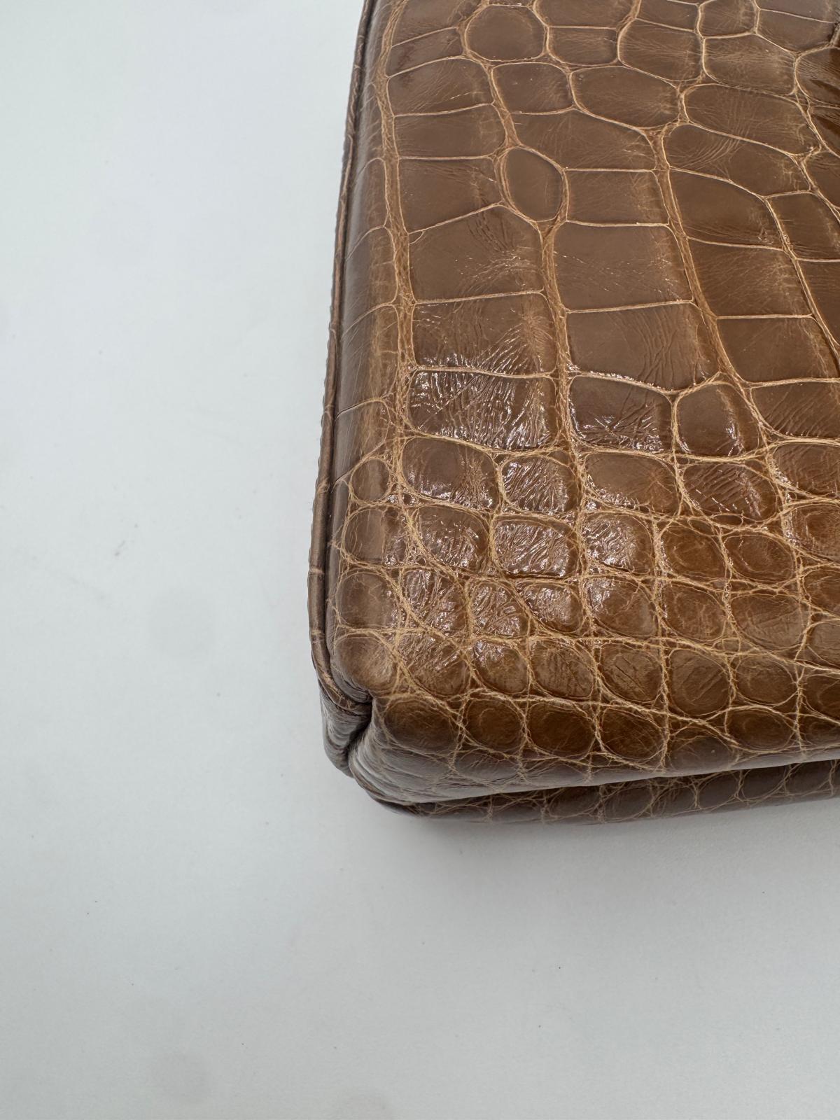 Chanel Vintage Crocodile Mini Kelly For Sale 10