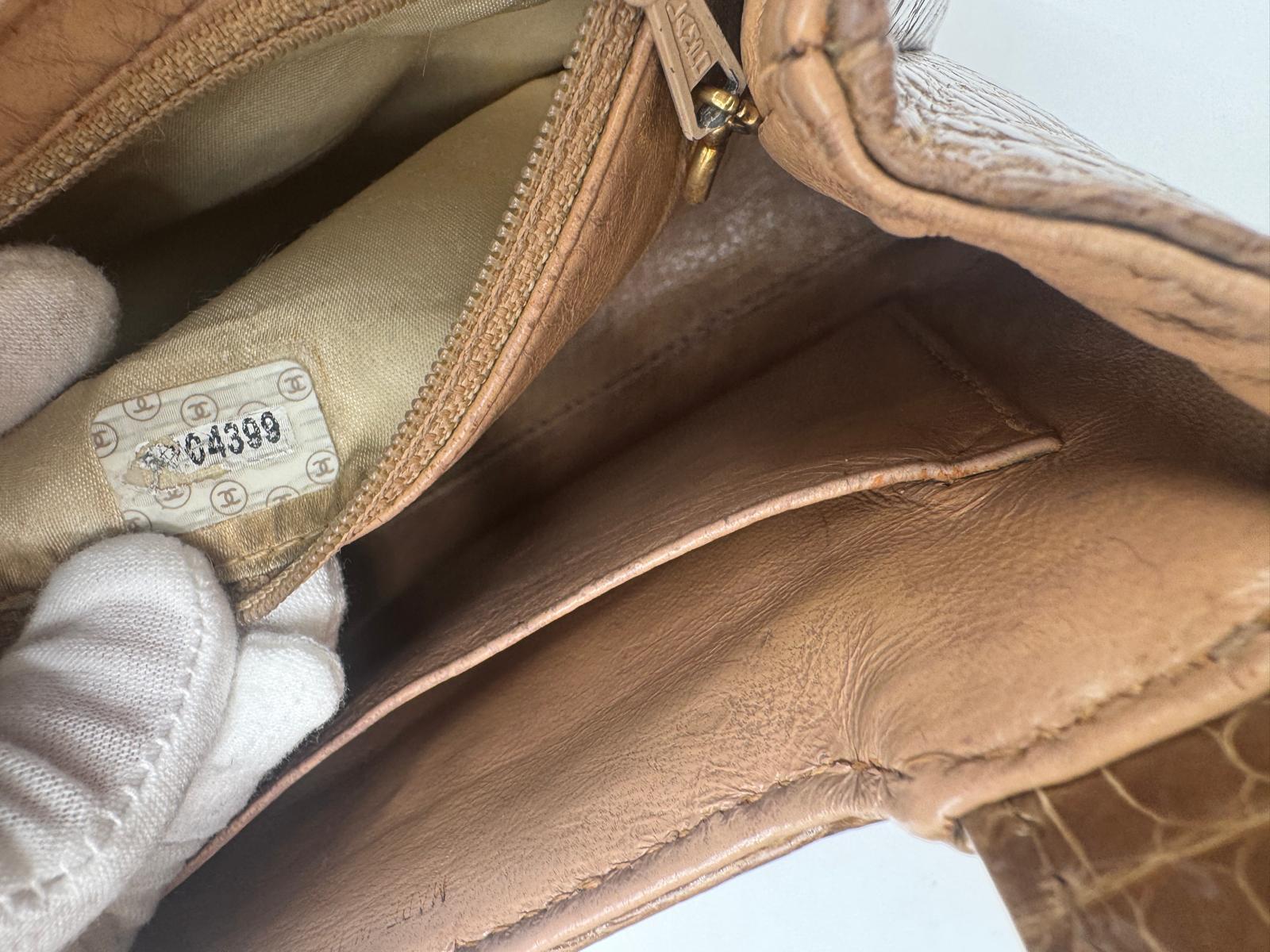 Chanel Vintage Crocodile Mini Kelly For Sale 4