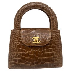 Chanel Vintage Crocodile Mini Kelly