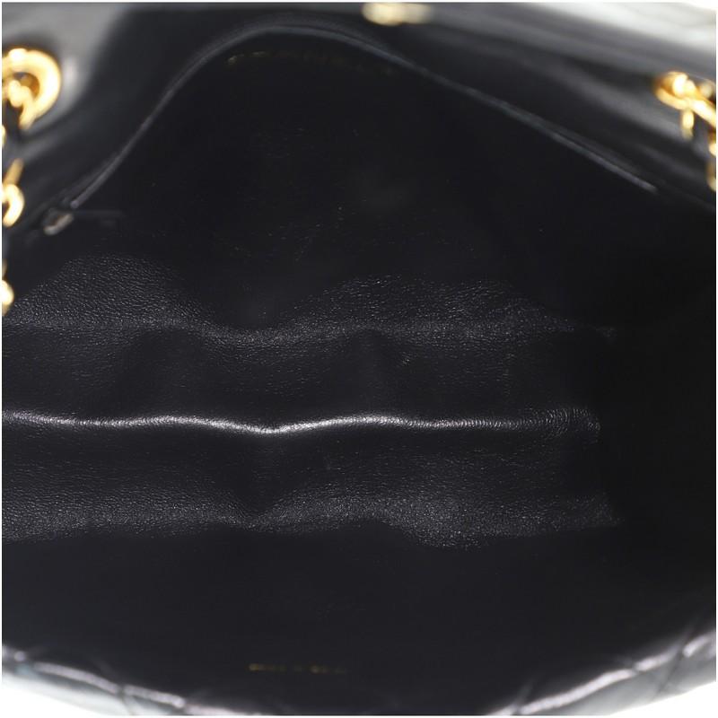 Chanel Vintage Crossover Flap Bag Gestepptes Lammleder Klein 1