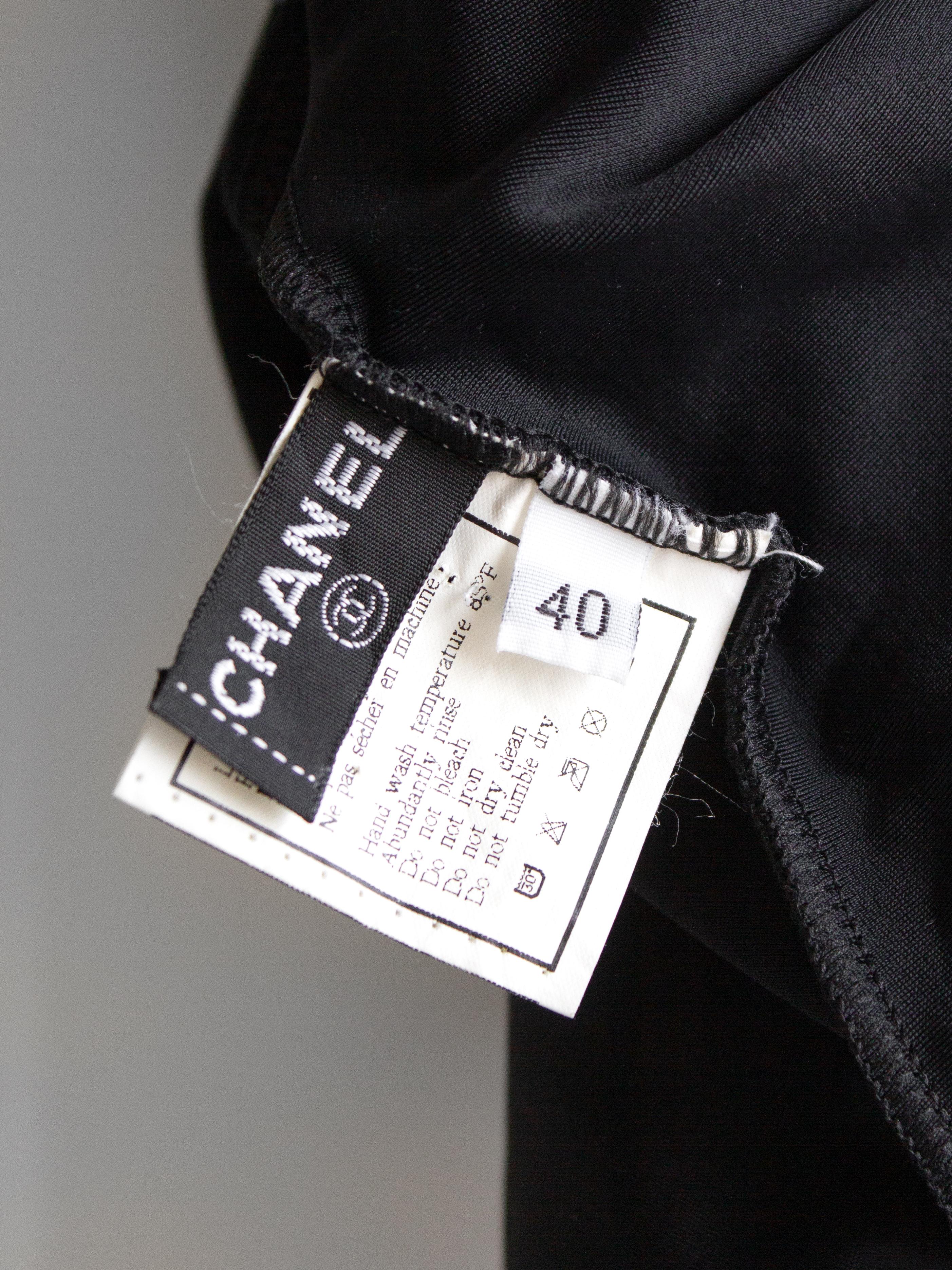 Chanel Vintage Cruise 1994/1995 Internationale Flaggen CC Logo Schwarz 95C Badeanzug 8