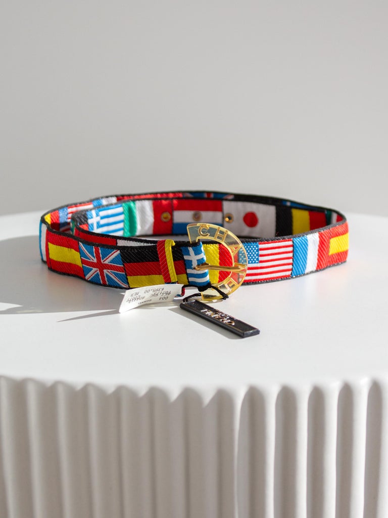 Chanel Vintage Cruise 1995 Multicolor International Flag 95C  display picture 1