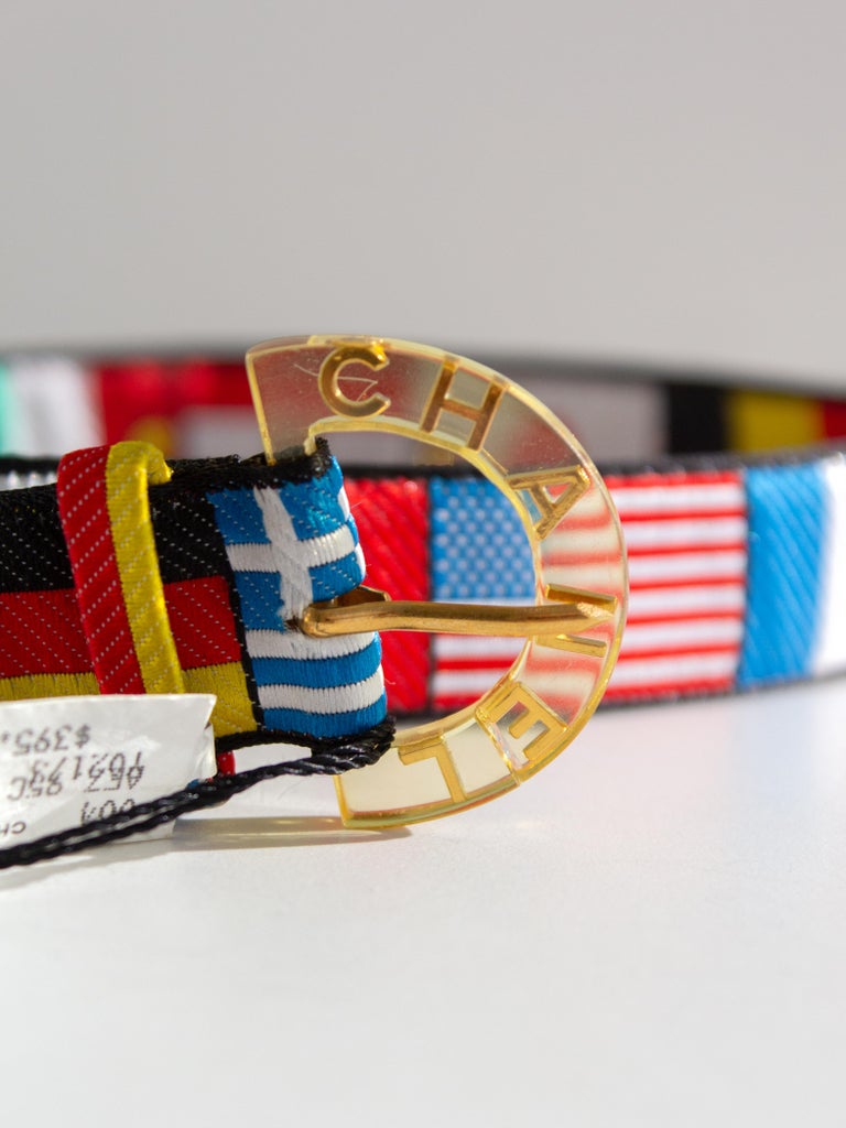 Chanel Vintage Cruise 1995 Multicolor International Flag 95C  display picture 1