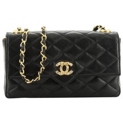 Chanel Vintage Crystal CC Flap Bag