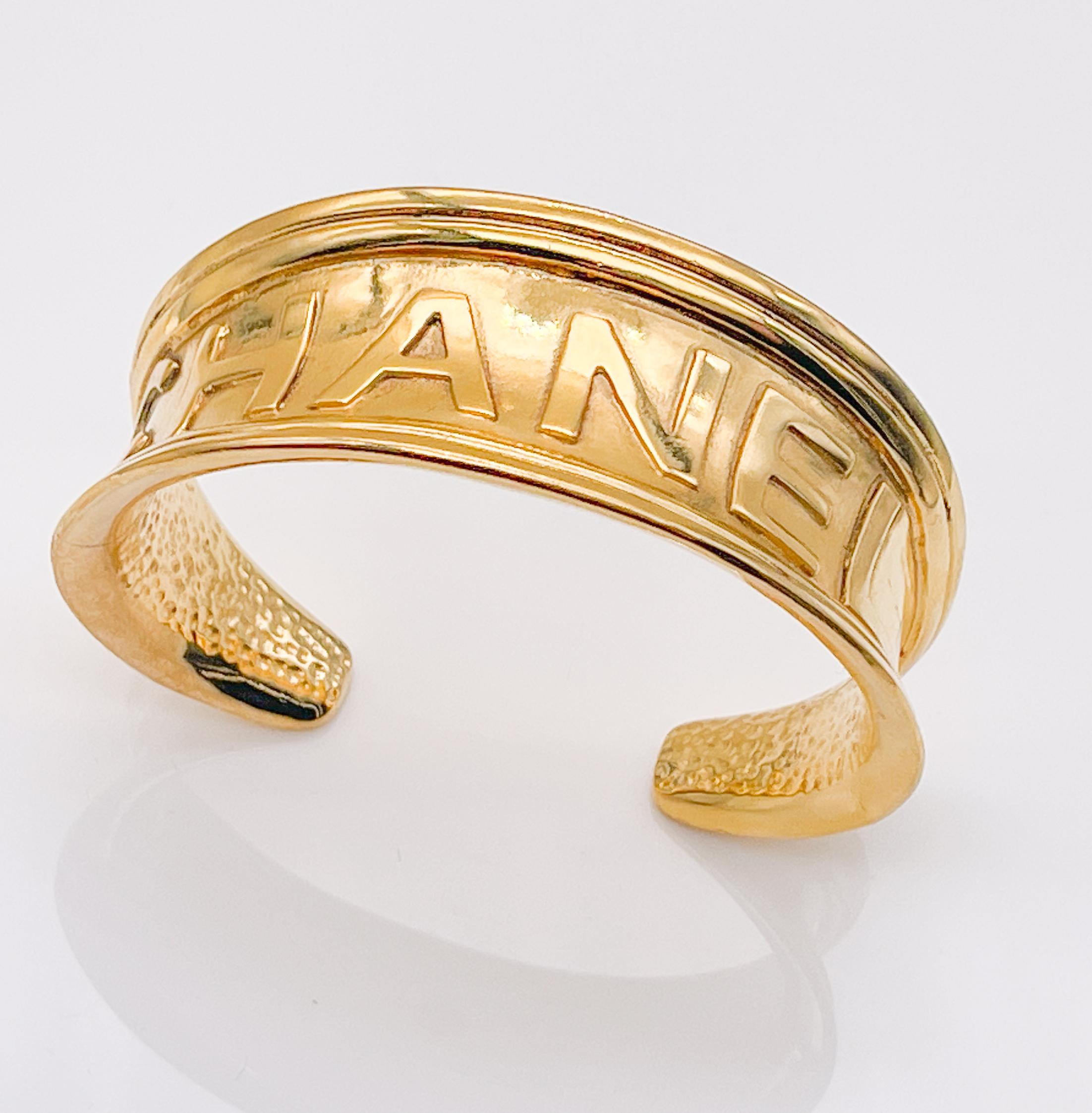 Chanel Vintage Cuff Bracelet For Sale 5
