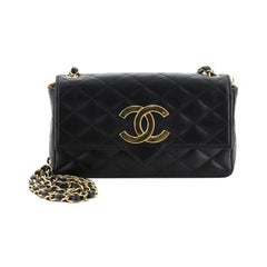 Chanel Vintage Curve CC Flap Quilted Lambskin Mini