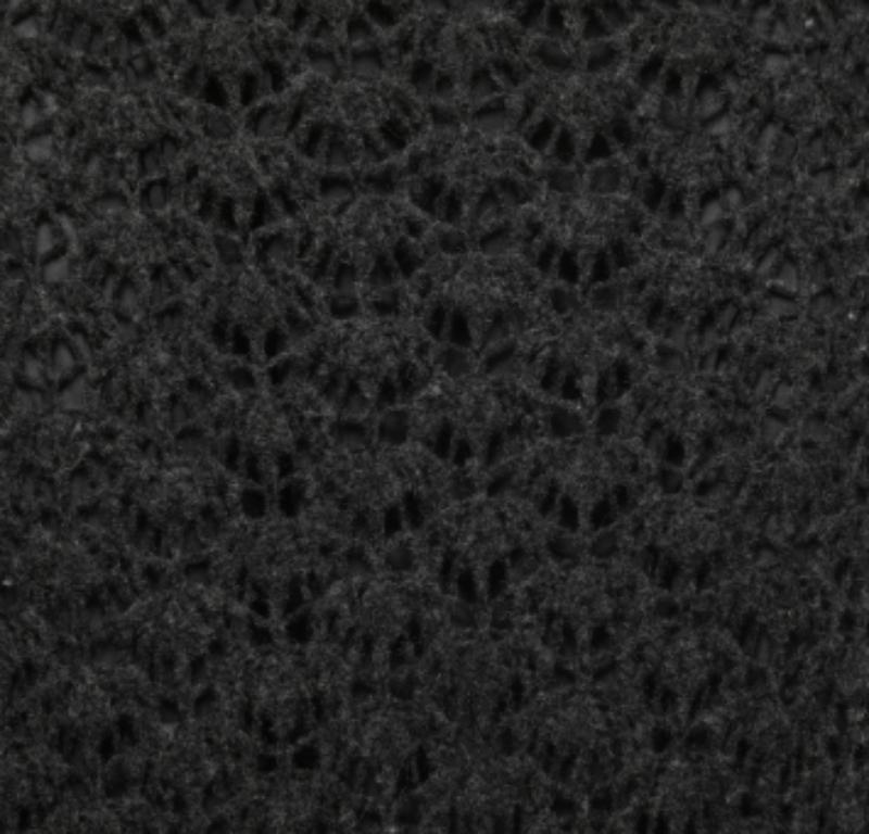 De las mujeres Chanel Vintage Gris Oscuro Pelo y Lana Camel Maxifalda de Punto Abierto XL