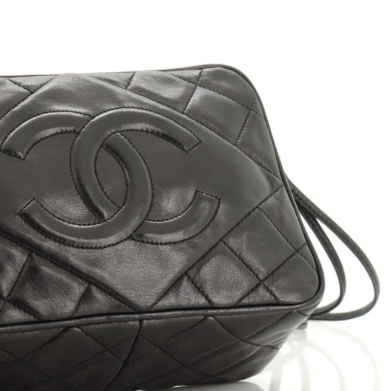 Chanel Vintage Diamond CC Camera Bag Piel acolchada Mini 3