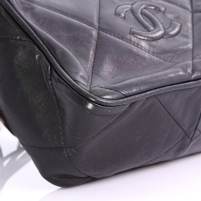 Chanel Vintage Diamond CC Camera Bag Quilted Leather Small 2