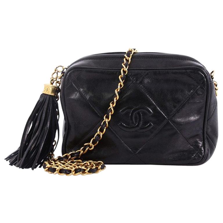 CHANEL Pre-Owned 2014 Diamond-Quilted Camera Bag - Black for Women