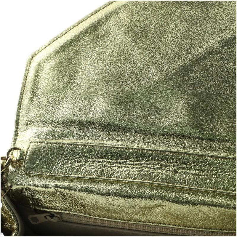 Chanel Vintage Diamond CC Envelope Flap Bag Quilted Lambskin Mini 6