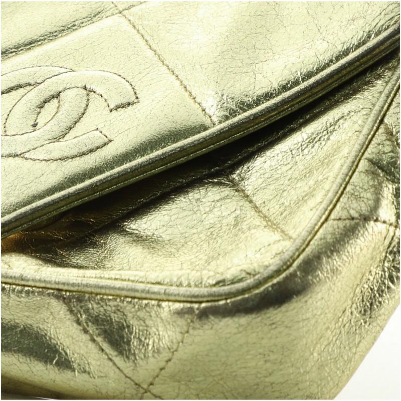 Chanel Vintage Diamond CC Envelope Flap Bag Quilted Lambskin Mini 4