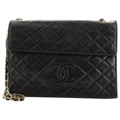 Chanel Vintage Diamond CC Flap Bag Quilted Lambskin Medium