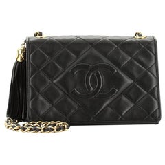 Chanel Vintage Diamond CC Flap Bag Quilted Lambskin Mini