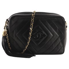 Chanel Vintage Diamond CC Flap Pocket Camera Bag Quilted Lambskin Medium Chanel Vintage Diamond CC Flap Pocket Camera Bag Quilted Lambskin Medium