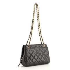 Chanel Vintage Diamond CC Frame Shoulder Bag Quilted Lambskin Small
