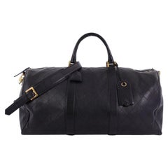 Chanel Vintage Diamond Stitch Boston Bag Quilted Lambskin XL