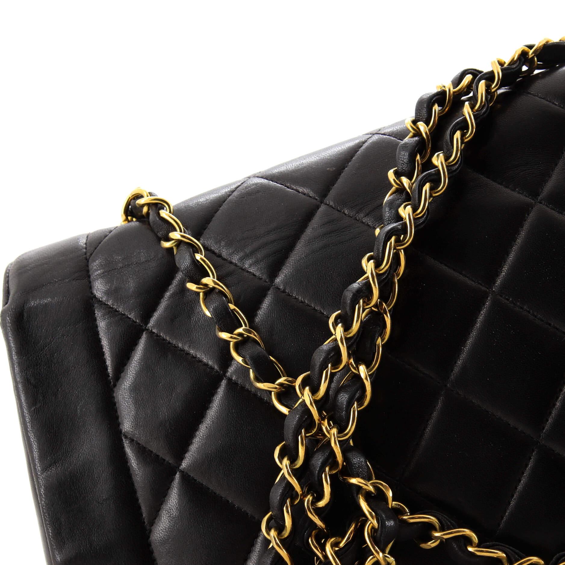 Chanel Vintage Diana Flap Bag Quilted Lambskin Medium 5