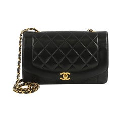 Buy Chanel Vintage Diana Flap Bag Quilted Lambskin Small 1459001