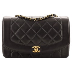 Chanel Vintage Diana Flap Bag Quilted Lambskin Medium
