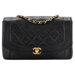Chanel Vintage Diana Flap Bag Quilted Lambskin Medium