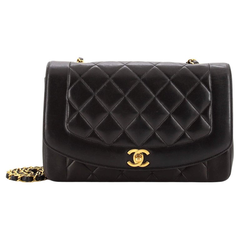 Chanel Diana Flap Bag Vintage - 17 For Sale on 1stDibs